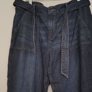 Lee Slim Ankle Mid Rise Jeans in Deep Blue